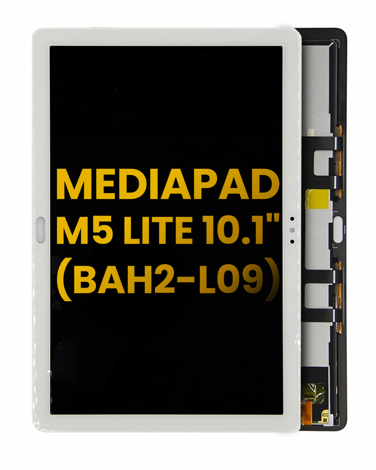 LCD Assembly Without Frame For Huawei MediaPad M5 Lite 10.1" (BAH2-L09) (Refurbished) (White)