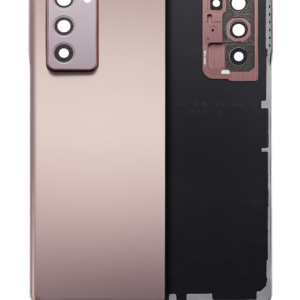 Back Cover Glass With Camera Lens For Samsung Galaxy Z Fold 2 5G (Aftermarket Plus) (Mystic Bronze)
