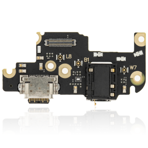 Charging Port Flex Cable With Headphone Jack For Motorola Moto One 5G Ace (XT2113-1 / 2021) (Genuine OEM)