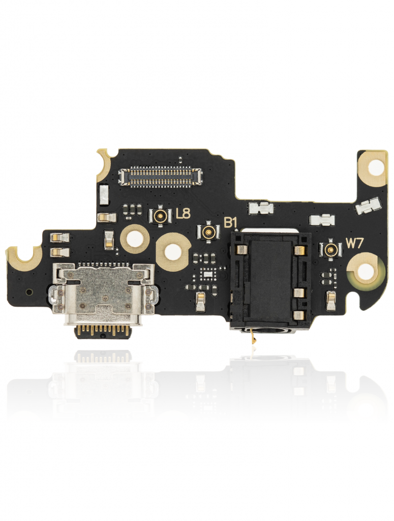 Charging Port Flex Cable With Headphone Jack For Motorola Moto One 5G Ace (XT2113-1 / 2021) (Genuine OEM)