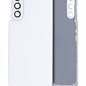 Back Cover Glass With Camera Lens For Samsung Galaxy S21 5G (Service Pack) (Phantom White)