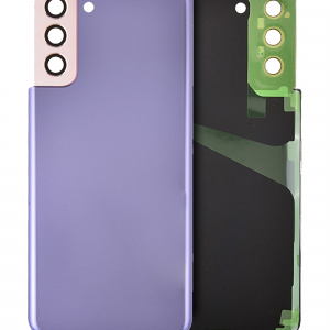 Back Cover Glass With Camera Lens For Samsung Galaxy S21 5G (Service Pack) (Phantom Violet)