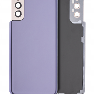 Back Cover Glass With Camera Lens For Samsung Galaxy S21 Plus (No Logo) (Aftermarket Plus) (Phantom Violet)