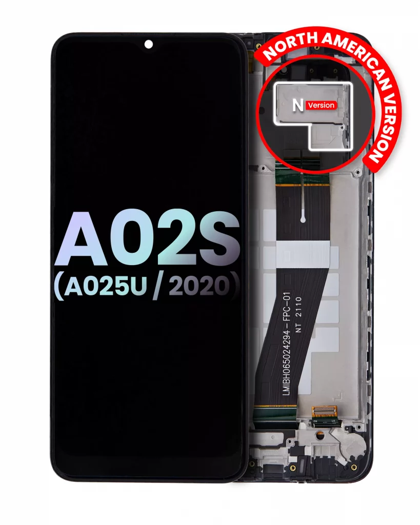LCD Assembly With Frame For Samsung Galaxy A02S (A025U / 2020) (US Version) (Service Pack) (All Colors)