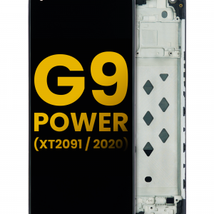 LCD Assembly With Frame For Motorola Moto G9 Power (XT2091 / 2020) (Refurbished) (All Colors)