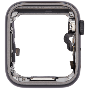 Aluminum Case Middle Frame (With Crown and Crown Cable) For Watch Series SE (1st Gen) (44MM) (GPS Version) (Space Black)