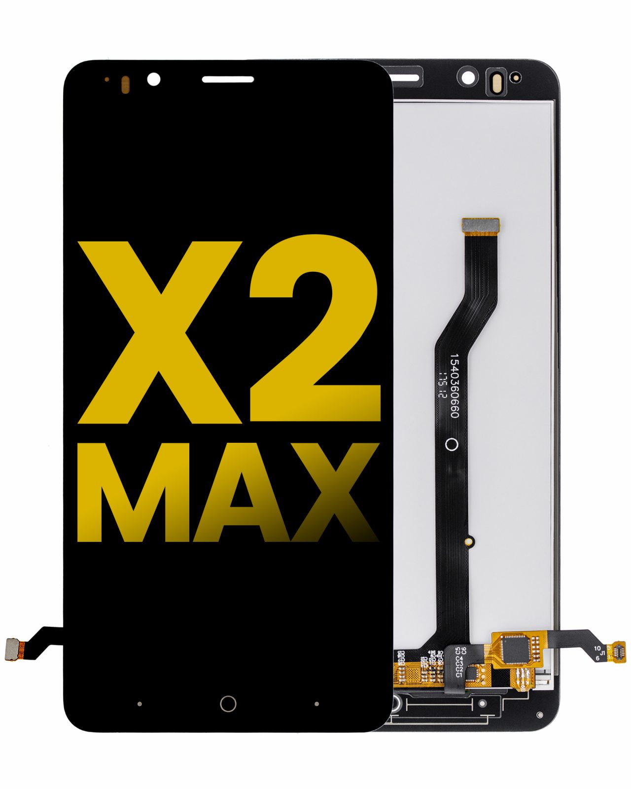 LCD Assembly Without Frame For ZTE Blade X2 Max (6400C) (Refurbished) (All Colors)