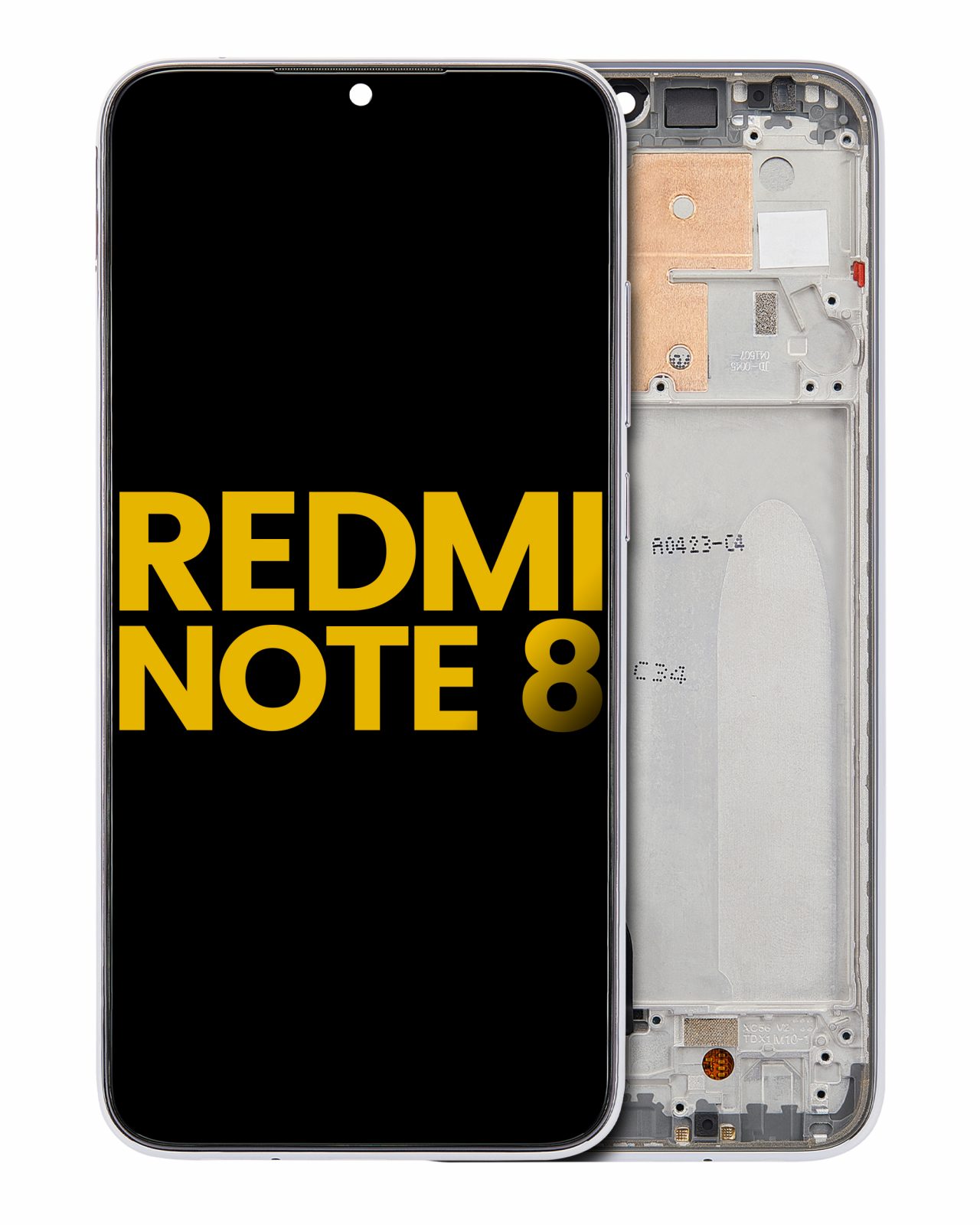 LCD Assembly With Frame For Xiaomi Redmi Note 8 / Redmi Note 8 (2021) (Aftermarket Plus) (Moonlight White)