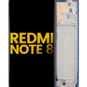 LCD Assembly With Frame For Xiaomi Redmi Note 8 / Redmi Note 8 (2021) (Aftermarket Plus) (Neptune Blue)