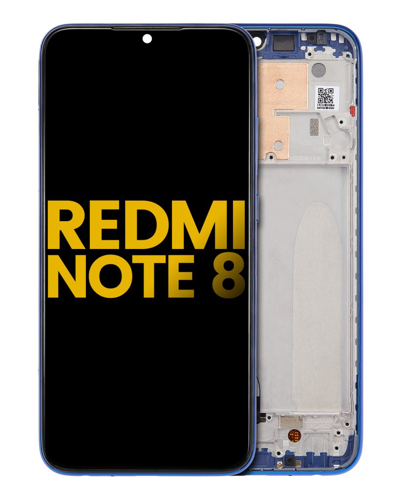 LCD Assembly With Frame For Xiaomi Redmi Note 8 / Redmi Note 8 (2021) (Aftermarket Plus) (Neptune Blue)