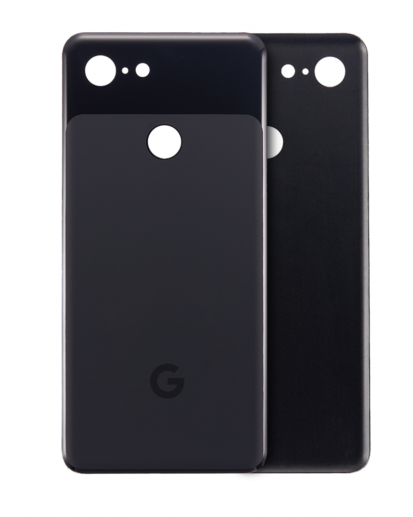 Back cover Glass For Google Pixel 3 (Genuine OEM) (Just Black)