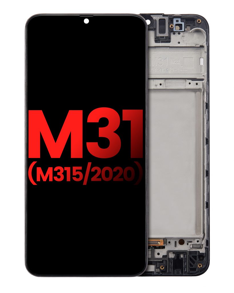 OLED Assembly With Frame For Samsung Galaxy M31 (M315 / 2020) (Aftermarket Plus) (All Colors)
