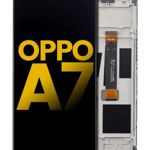 LCD Assembly With Frame For OPPO A7 (Refurbished) (All Colors)