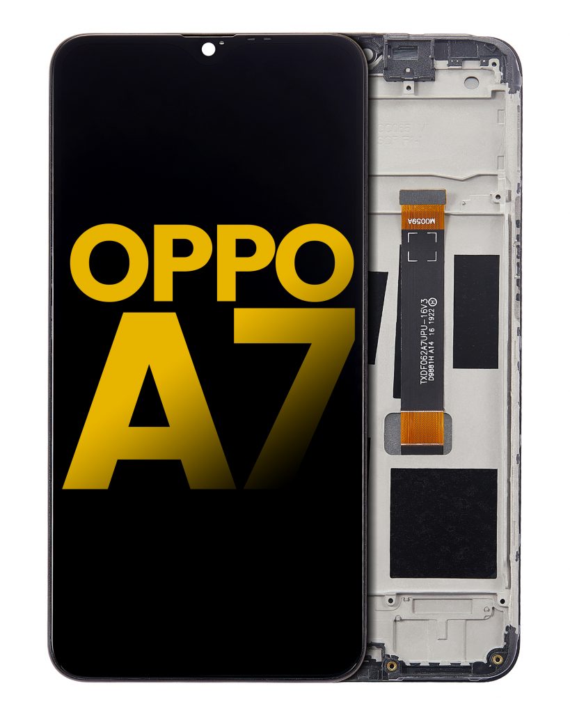 LCD Assembly With Frame For OPPO A7 (Refurbished) (All Colors)