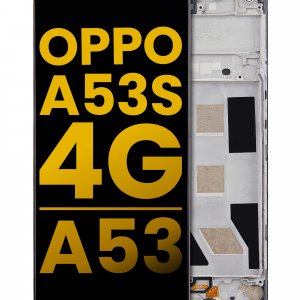 LCD Assembly With Frame For OPPO A53S 4G / A53 (Refurbished) (All Colors)