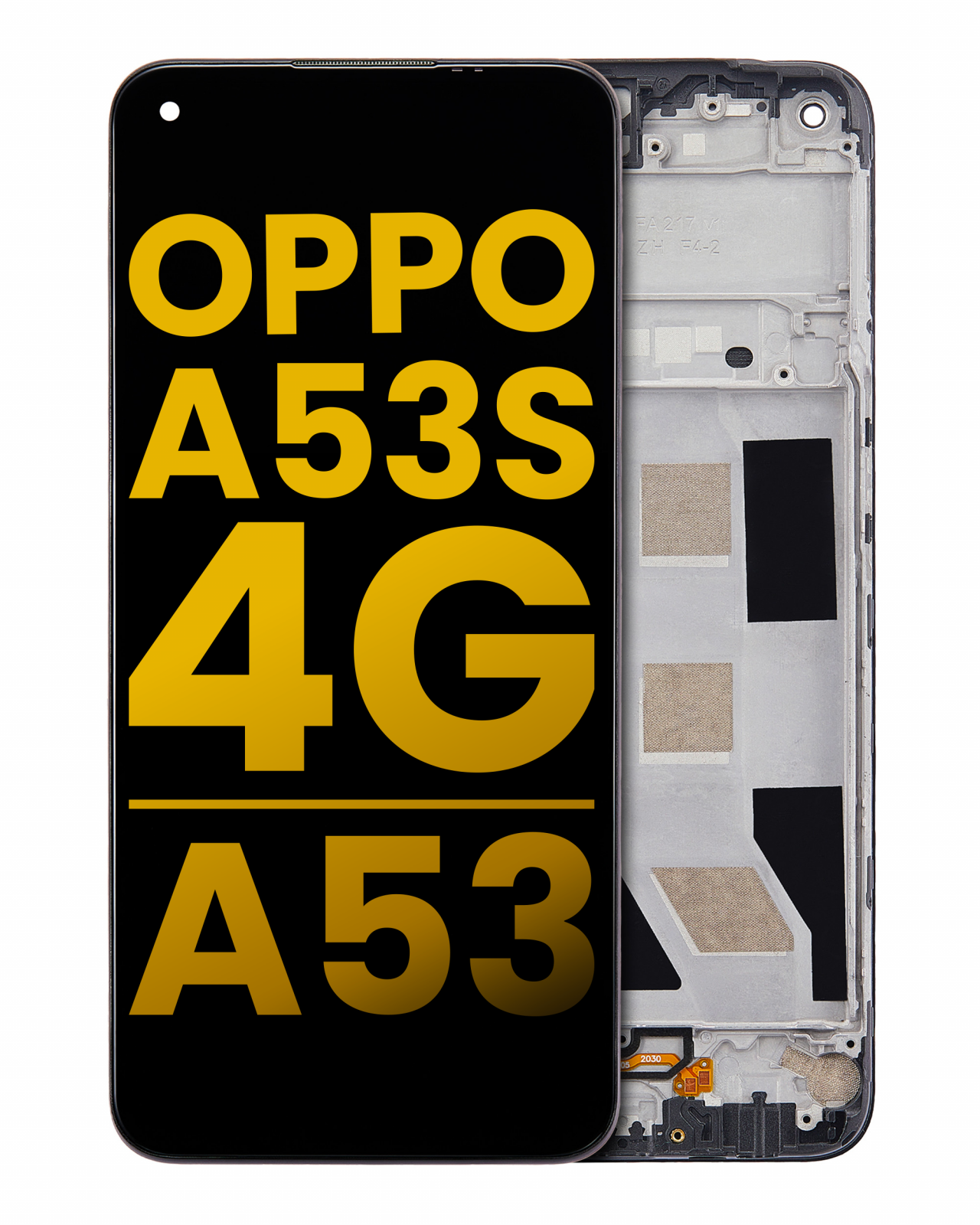 LCD Assembly With Frame For OPPO A53S 4G / A53 (Refurbished) (All Colors)