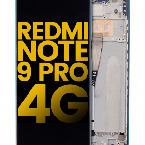 LCD Assembly With Frame For Xiaomi Redmi Note 9 Pro 4G (Refurbished) (Tropical Green)