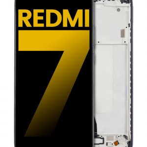 LCD Assembly With Frame For Xiaomi Redmi 7 (Refurbished) (Eclipse Black)