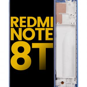 LCD Assembly With Frame For Xiaomi Redmi Note 8T (Refurbished) (Starscape Blue)