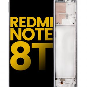 LCD Assembly With Frame For Xiaomi Redmi Note 8T (Refurbished) (Moonlight White)