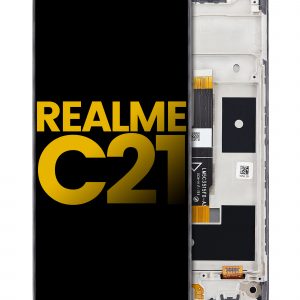 LCD Assembly With Frame For Realme C21 (Refurbished) (All Colors)