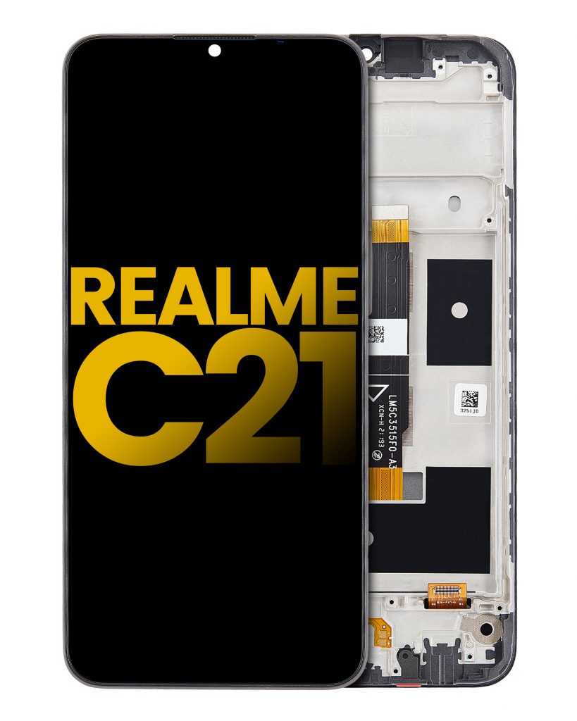 LCD Assembly With Frame For Realme C21 (Refurbished) (All Colors)