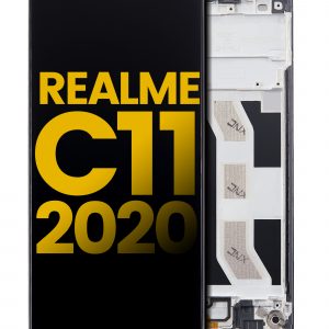 LCD Assembly With Frame For Realme C11 (2020) (Refurbished) (All Colors)