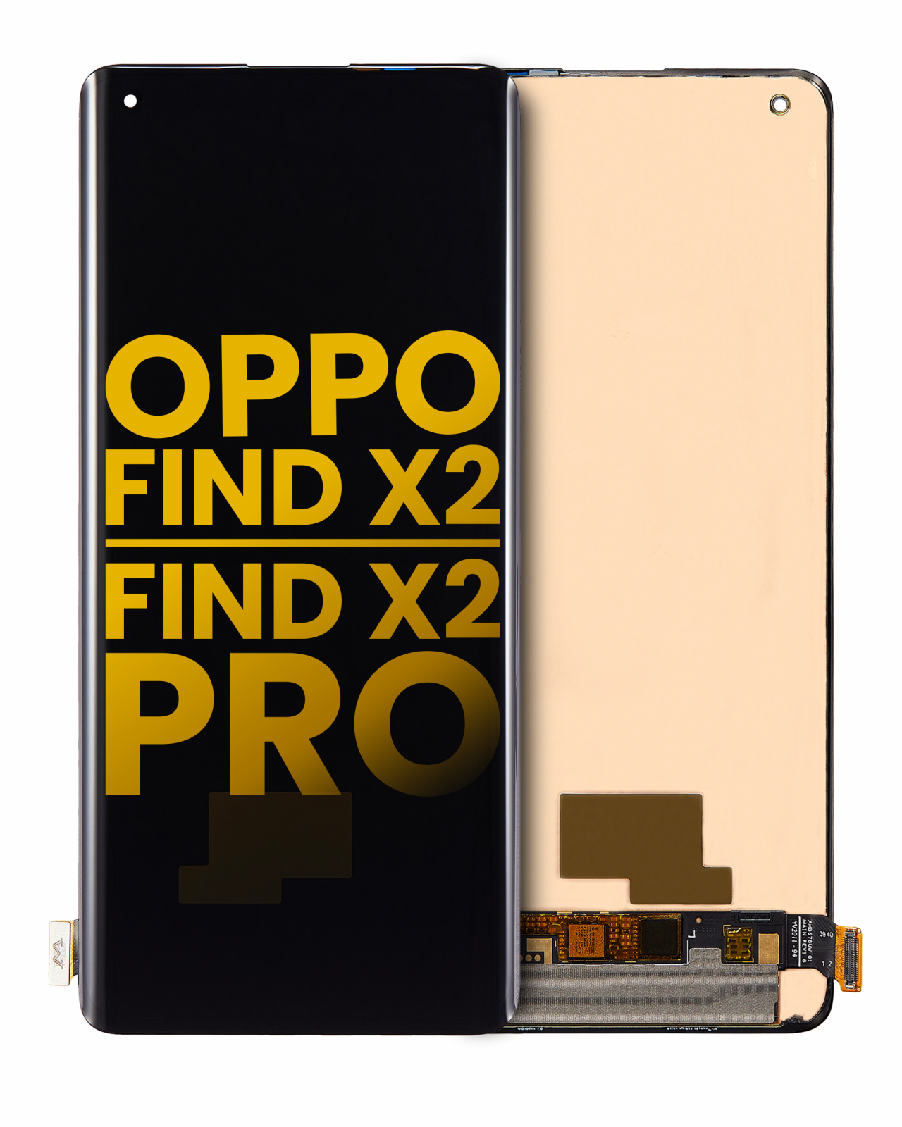 OLED Assembly Without Frame For OPPO Find X2 / Find X2 Pro (Refurbished) (All Colors)