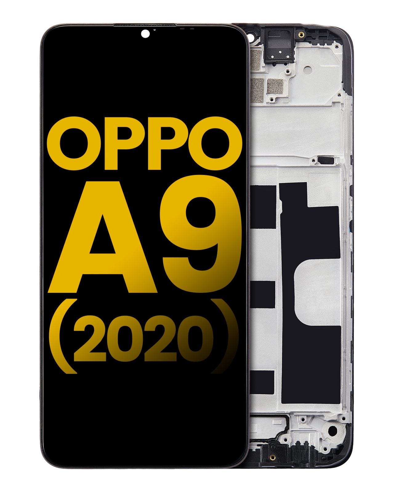 LCD Assembly With Frame For OPPO A9 (2020) (Refurbished) (All Colors)