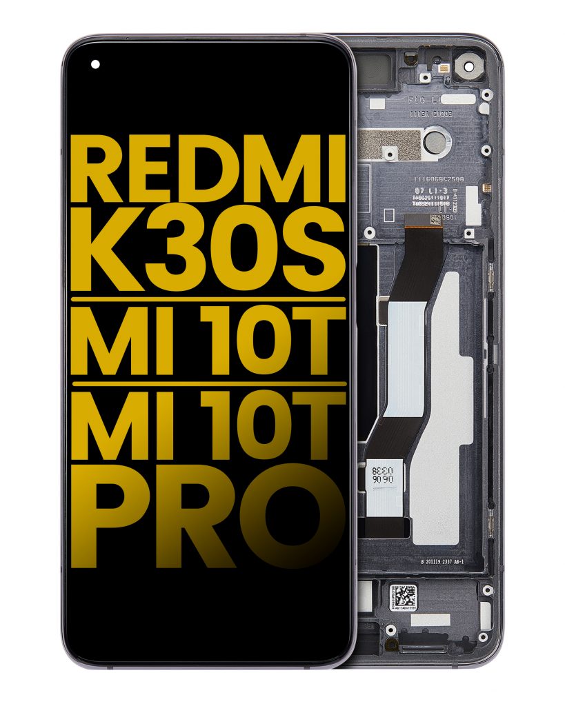LCD Assembly With Frame For Xiaomi Redmi K30S / Mi 10T / Mi 10T Pro 5G (Refurbished) (Cosmic Black)