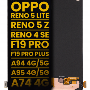 OLED Assembly Without Frame For OPPO Reno 4 SE / Reno 5 Lite / Reno 5F / Reno 5 Z / Reno 6 Lite / F19 Pro / A74 4G / A94 5G / A95 4G / A95 5G / Realme V15 5G (Refurbished) (All Colors) (04 Version)