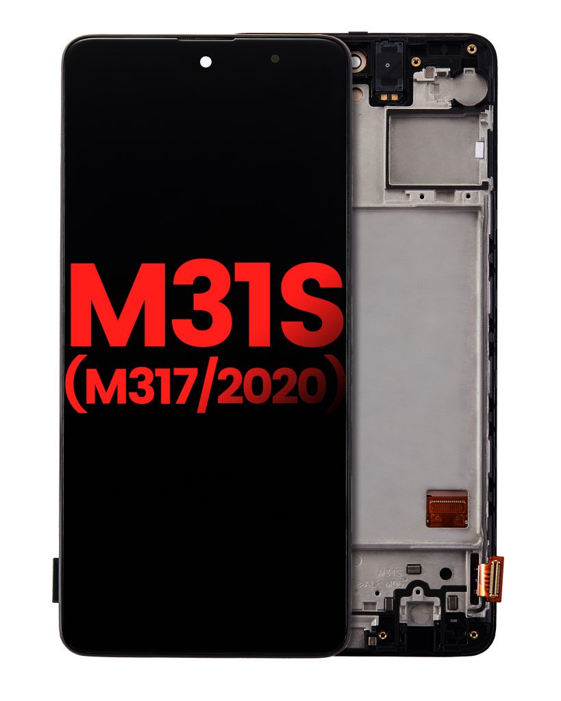 OLED Assembly With Frame For Samsung Galaxy M31S (M317 / 2020) (Aftermarket Plus) (All Colors)