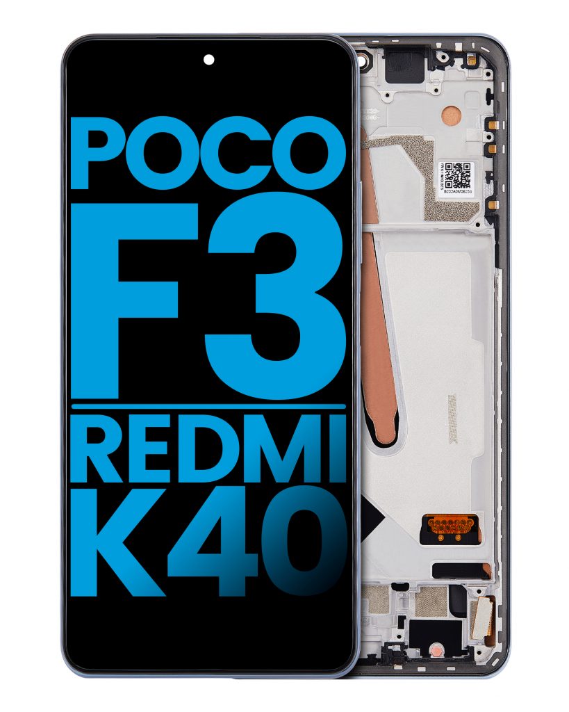 LCD Assembly With Frame For Xiaomi Poco F3 / Redmi K40 / Redmi K40 Pro (Aftermarket: Incell) (Deep Ocean Blue)