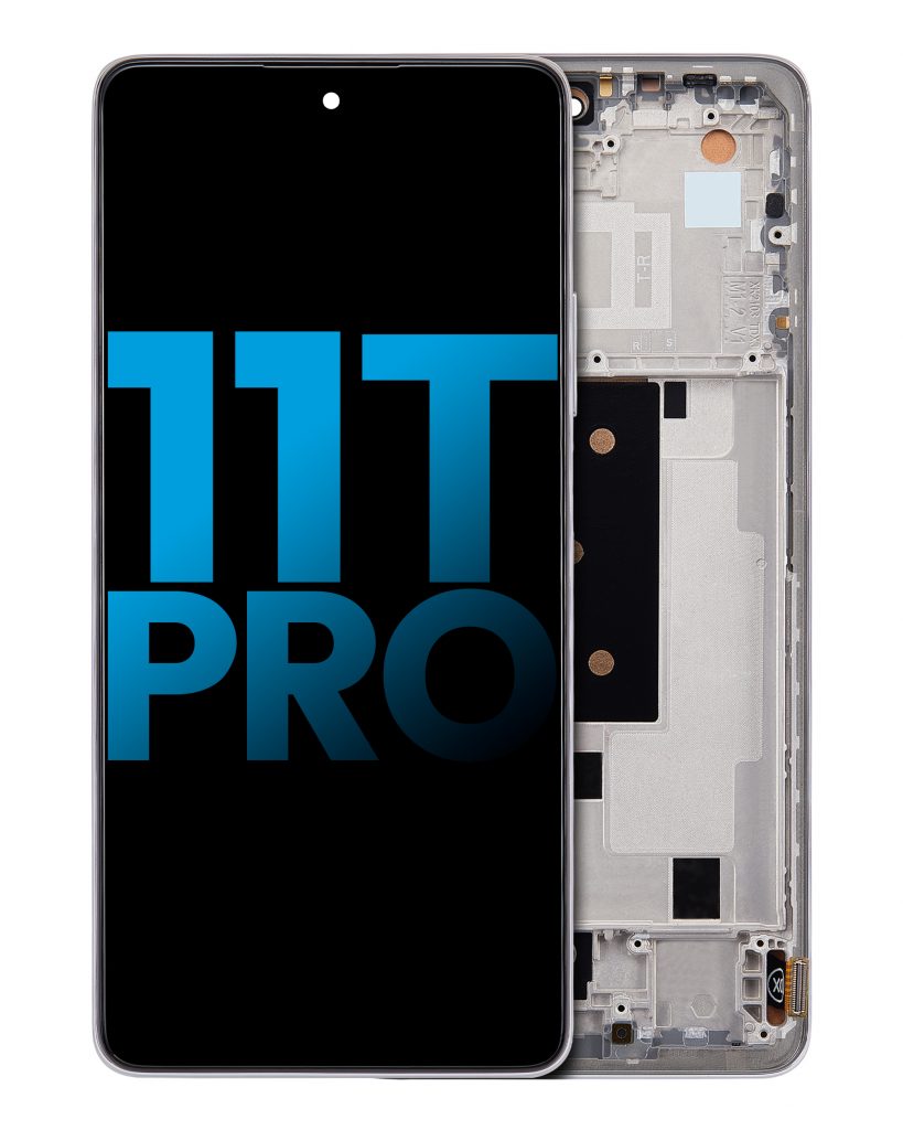 LCD Assembly With Frame For Xiaomi 11T Pro (Aftermarket: Incell) (Moonlight White)