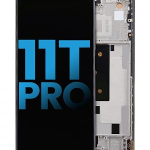LCD Assembly With Frame For Xiaomi 11T Pro (Aftermarket: Incell) (Meteorite Gray)