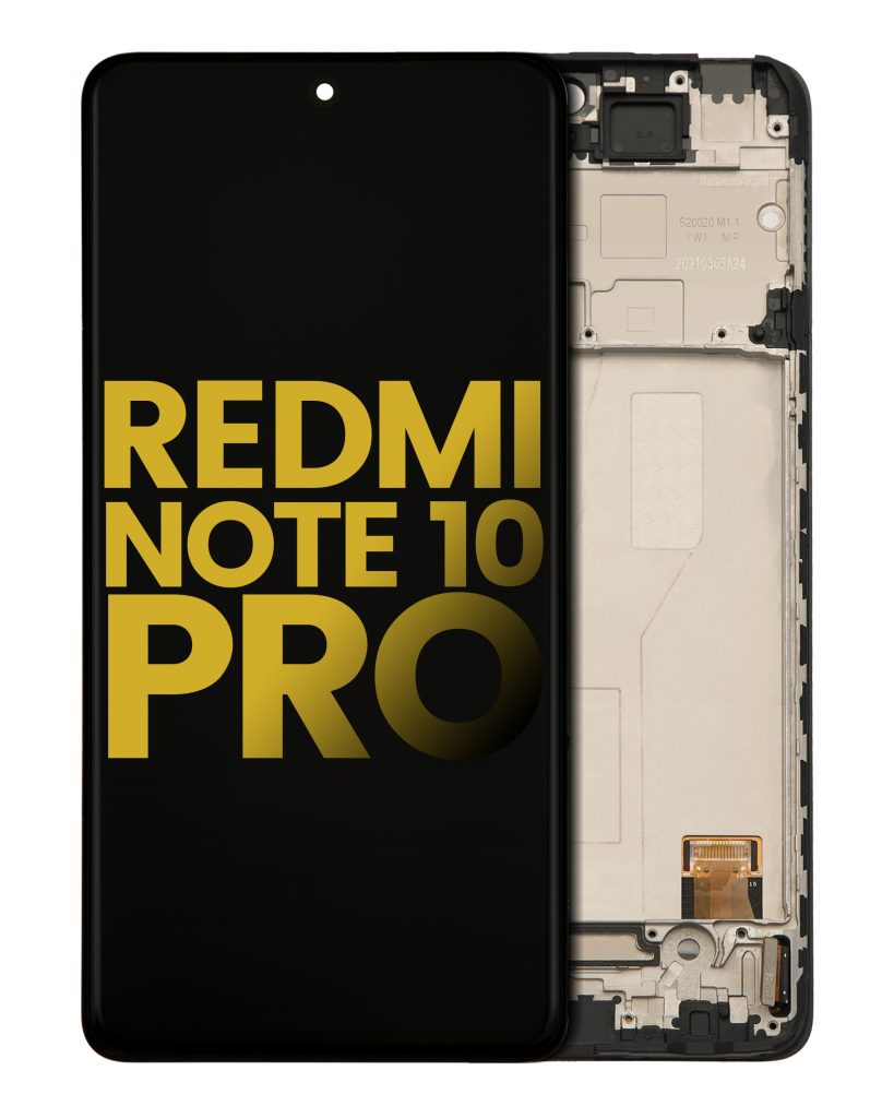 OLED Assembly With Frame For Xiaomi Redmi Note 10 Pro / Redmi Note 10 Pro Max (Refurbished) (All Colors)