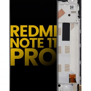 OLED Assembly With Frame For Xiaomi Redmi Note 11 Pro / Note 11 Pro 5G / Xiaomi Poco X4 Pro 5G / Redmi Note 11E Pro (Refurbished) (All Colors)