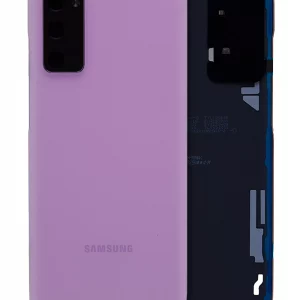 Back Cover Glass With Camera Lens For Samsung Galaxy S20 FE (Service Pack) (Cloud Lavender)