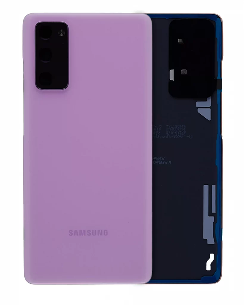 Back Cover Glass With Camera Lens For Samsung Galaxy S20 FE (Service Pack) (Cloud Lavender)
