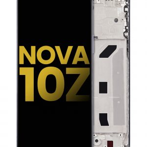 LCD Assembly With Frame For Huawei Nova 10z (Refurbished) (Silver)