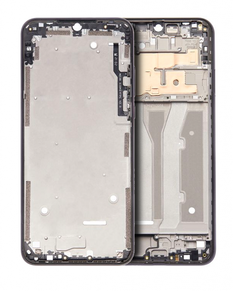 Mid-Frame Housing For Motorola Moto G Play (XT2093 / 2021) (Genuine OEM) (Flash Gray)