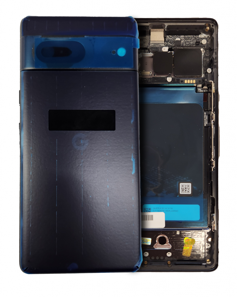Back Housing For Google Pixel 7 (Genuine OEM) (Obsidian)