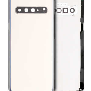Back cover Glass With Camera Lens For Samsung Galaxy S10 (Service Pack) (Crown Silver)