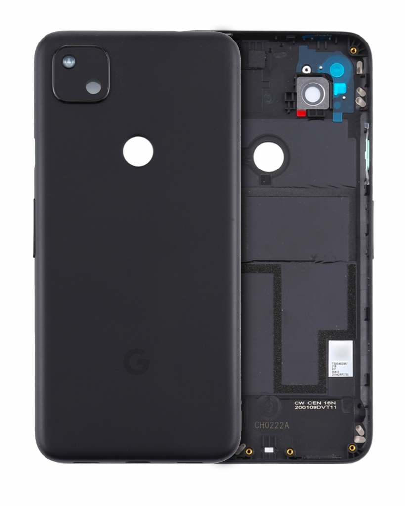Back cover Glass Assembly For Google Pixel 4a (Genuine OEM) (Just Black)