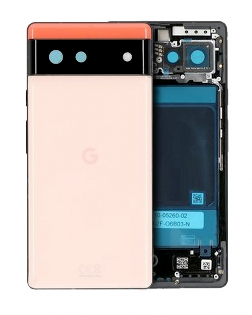Back Housing For Google Pixel 6 (Genuine OEM) (Kinda Coral)
