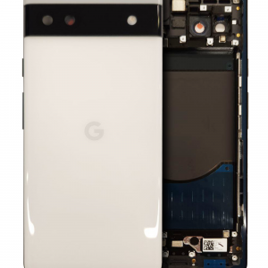 Back Housing For Google Pixel 6a (Genuine OEM) (Chalk)