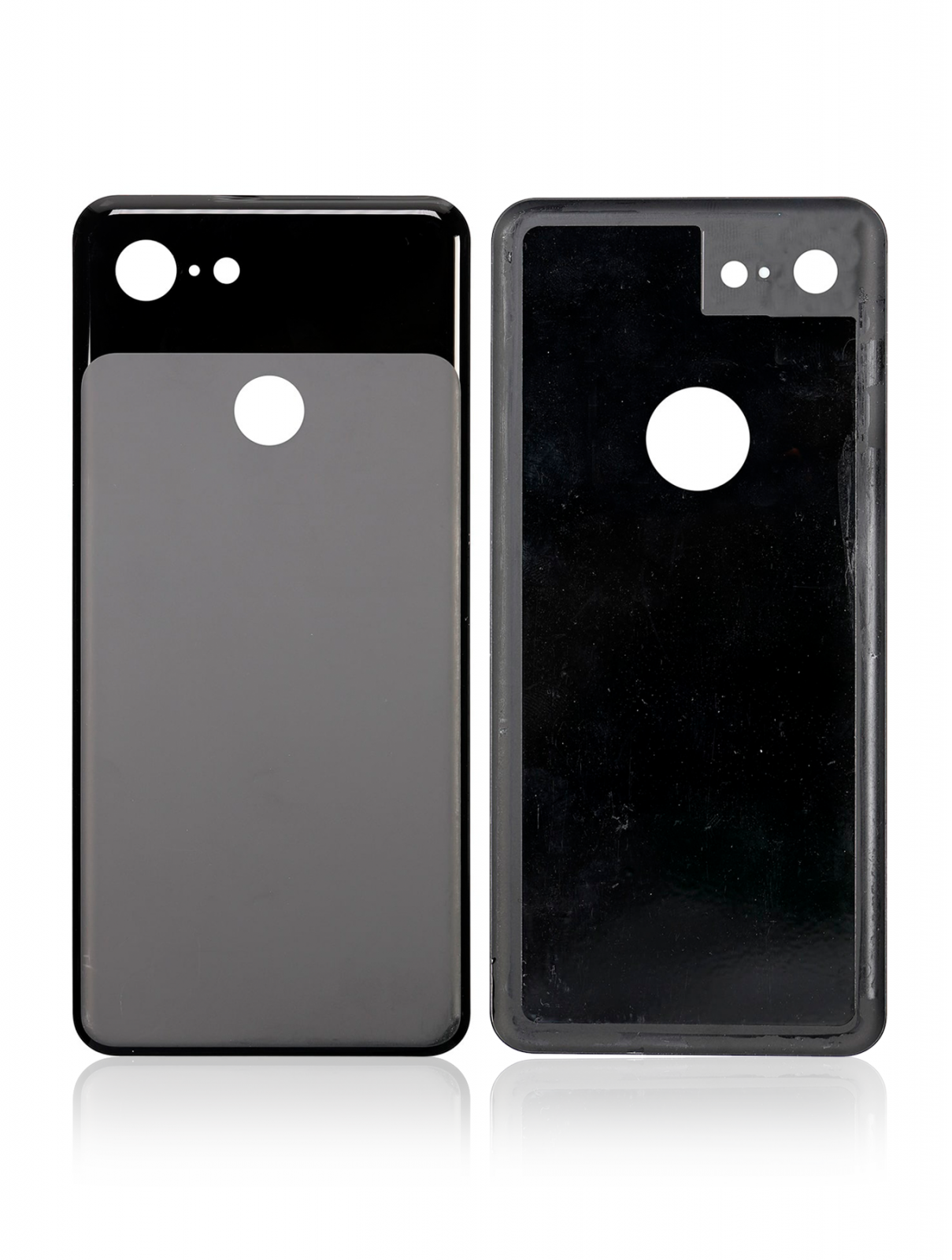 Back cover Glass For Google Pixel 3 (Used OEM Pull: Grade New) (Black)