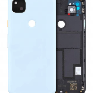 Back Housing Assembly For Google Pixel 4a (Genuine OEM) (Barely Blue)