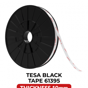 Double-Sided Acrylic Black Tape (10MM x 25M) (Tesa Model # 61395)