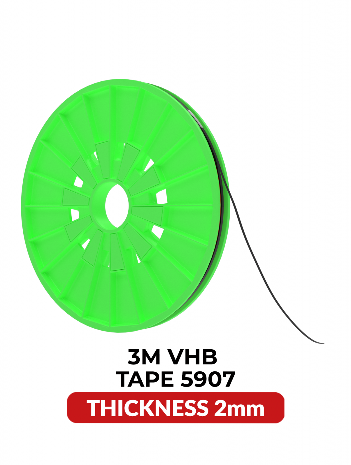 Double-Sided Acrylic Bonding Tape (2MM x 25M) (3M Model # VHB 5907)